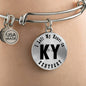 Heart In Kentucky v01 - Bangle Bracelet