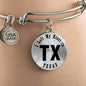 Heart In Texas v01 - Bangle Bracelet