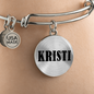 Kristi v01 - Bangle Bracelet
