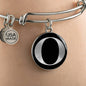 Initial O v2a - Bangle Bracelet