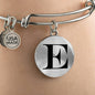 Initial E v1a - Bangle Bracelet