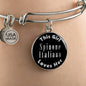 Spinone Italiano v2s - Bangle Bracelet
