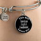 American English Coonhound v2s - Bangle Bracelet