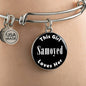 Samoyed v2 - Bangle Bracelet