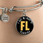 Heart In Florida - Bangle Bracelet