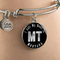 Heart In Montana v02 - Bangle Bracelet