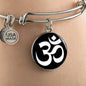 Om Symbol v2 - Bangle Bracelet