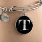 Initial T v2a - Bangle Bracelet
