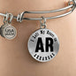 Heart In Arkansas v01 - Bangle Bracelet