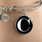 Initial C v3a - Bangle Bracelet