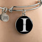 Initial I v2a - Bangle Bracelet