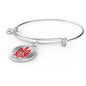 Stylized Tryzub (Red) - Bangle Bracelet