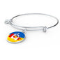 Ukrainian-Canadian - Bangle Bracelet