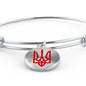 Tryzub (Red) v2 - Bangle Bracelet