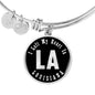 Heart In Louisiana v02 - Bangle Bracelet