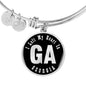 Heart In Georgia v02 - Bangle Bracelet