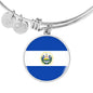 Salvadoran Flag - Bangle Bracelet