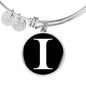 Initial I v3a - Bangle Bracelet