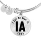 Heart In Iowa v01 - Bangle Bracelet