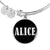 Alice v01s - Bangle Bracelet