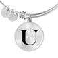 Initial U v1a - Bangle Bracelet
