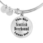 Scottish Deerhound - Bangle Bracelet
