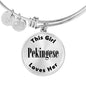 Pekingese - Bangle Bracelet