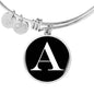 Initial A v3a - Bangle Bracelet