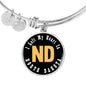 Heart In North Dakota - Bangle Bracelet