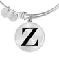 Initial Z v1a - Bangle Bracelet