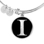 Initial I v2a - Bangle Bracelet