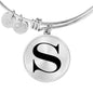 Initial S v1a - Bangle Bracelet