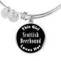 Scottish Deerhound v2 - Bangle Bracelet