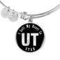 Heart In Utah v02 - Bangle Bracelet
