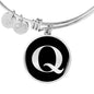 Initial Q v2a - Bangle Bracelet
