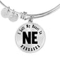Heart In Nebraska v01 - Bangle Bracelet