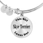 Skye Terrier - Bangle Bracelet