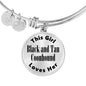 Black and Tan Coonhound - Bangle Bracelet