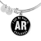 Heart In Arkansas v02 - Bangle Bracelet