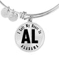 Heart In Alabama v01 - Bangle Bracelet