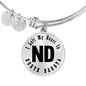 Heart In North Dakota v01 - Bangle Bracelet