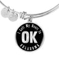 Heart In Oklahoma v02 - Bangle Bracelet