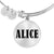 Alice v01 - Bangle Bracelet