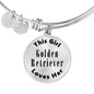 Golden Retriever - Bangle Bracelet