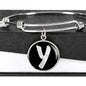 Initial Y v2b - Bangle Bracelet