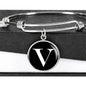 Initial V v3a - Bangle Bracelet