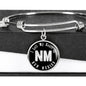 Heart In New Mexico v02 - Bangle Bracelet