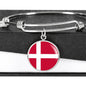 Danish Flag - Bangle Bracelet