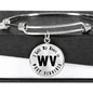 Heart In West Virginia v01 - Bangle Bracelet