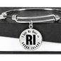 Heart In Rhode Island v01 - Bangle Bracelet